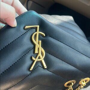 Yves Saint Laurent Black Quilted Shoulder Bag